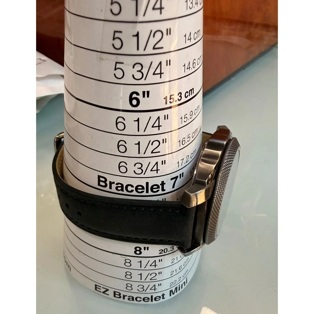 Fossil‎ FS4777 Oversized 45mm Gunmetal Watch New Crystal Leather Band